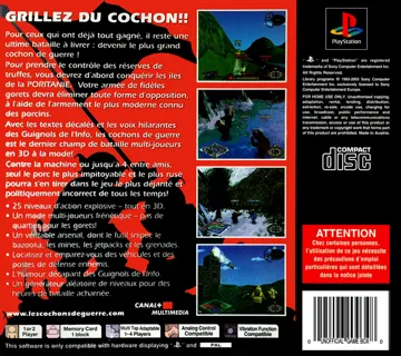 Les Cochons de Guerre (FR) box cover back